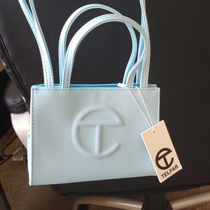 BRAND NEW TELFAR POOL BLUE MINI